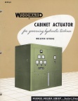 WOODWARD CABINET ACTUATOR GOVERNOR SYSTEM.